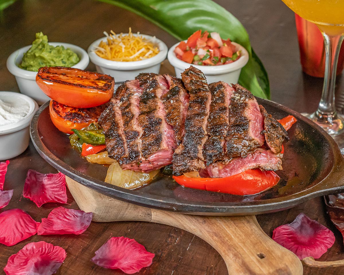 Steak fajitas